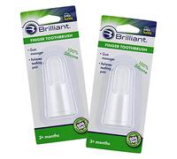 Baby Buddy - Cepillo de dientes de silicona transparente Talla:2 Count