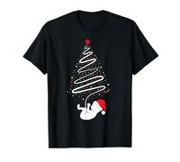 Baby Bump First Christmas - Camisas de Embarazo para árbol de Navidad Camiseta