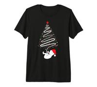 Baby Bump First Christmas - Camisas de Embarazo para árbol de Navidad Camiseta Premium