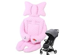 Baby Car Seat Cushion, Double-Sided Stroller Insert, Soft Bean Down Padding, Non-Slip Comfortable Support, Thickened Design for Extra Warmth, Ideal for Autumn Travel Home Use