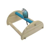 Baby Chick Perch, Safe Wooden Parrot Stand for Brooder, Triangle Ladder Chicken Toy and Coop Training Accessory for Large Birds and Macaws, 7,68 x 7,09 x 3,54 pulgadas