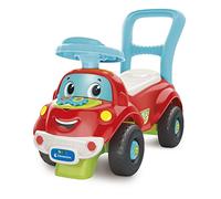 Baby Clementoni - Nicolò Go Go 3 en 1, Coche para niño de 1 año, Juego de Primera Infancia, Primeros Pasos, Cabalgata y Centro de Actividades Italiano e inglés, estimula la Movilidad y la curiosidad,