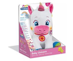 Baby Clementoni: Peluche interactivo de unicornio - en húngaro