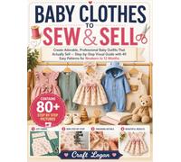 BABY CLOTHES TO SEW & SELL: Create Adorable, Professional Baby Outfits That Actually Sell - Step-by-Step Visual Guide with 40 Easy Patterns for Newborn to 12 Months