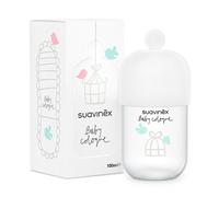 Suavinex, Baby Cologne Clásica, Colonia para Bebé Baja en Alcohol, No Mancha la Ropa, Fresca, Aroma Delicado, con Vaporizador, 100 ml