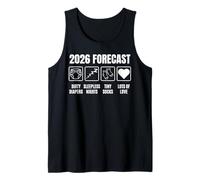 Baby Coming Soon 2026 Forecast Baby Shower Funny New Dad Mom Camiseta sin Mangas