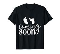 Baby Coming Soon Pregnancy Announcement New Mom Dad Camiseta