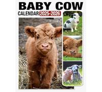 Baby Cow Calendar 2025 - 2026: Bring Joy and Stay Organized with Our 24-Month 2025-2026 US Holidays - Perfect for Gifting or White Elephant Parties, Christmas Gift