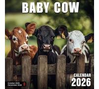 Baby Cow Calendar 2026: A heartwarming year with the gentle and curious nature of baby cows