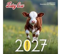 Baby Cow Calendar 2027: Adorable Calves in Peaceful Farm Life