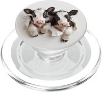Baby Cows, toros, pantorrillas, Estilo Recortado, Adorable y Lindo PopSockets PopGrip para MagSafe