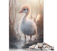 Baby Crane Bird in Golden Light Rompecabezas Imposible,desafío for Adults Entretenimiento Creativo 1000 Piezas Obra De Arte De Juego De para Adultos Y Niños A Partir De 12 Años 1000pcs (40x28cm)