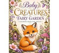 Baby Creatures Fairy Garden: Coloring Book For Adults With Baby Woodland Animals, Enchanted Gardens, And Magical Nature Scenes