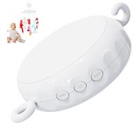 Baby Crib Mobile con 36 canciones de música, percha móvil de plástico para bebés, caja de música cuna que funciona con baterías con gancho giratorio.