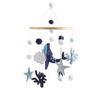 Baby Crib Mobile, Neutral Sea Themed Babies Mobiles, 18.11x7.76 Inch Versatile Design & Stimulation, Promotes Early Development Toys for Daycare, Child Room, Home, Preschool, Nursery, Bouncer, Playpen