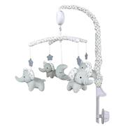 Baby Crib Mobile, Rotating Plush Toy, Wind-Up Animal Nursery Decor, Soft Hanging Toys with Music Box, Soothing Melodies for Crib, Cradle, Baby’s Room, 28.74x12.99 Inches