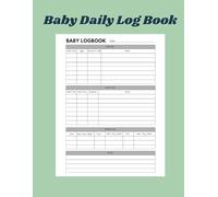 Baby Daily Log Book: Simple Newborn Tracker for Feedings, Sleep & Nappy Changes | Breastfeeding & Bottle Feeding Daily Log | Easy One-Page Per Day Baby Record