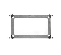 Baby Delight Go with Me - Puerta portátil de Malla para bebé, Puerta Plegable expandible de 76 a 122 cm, montada a presión, Tweed carbón