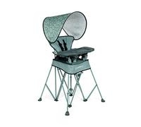 Baby Delight Go with Me Uplift - Trona portátil de lujo | Trona de viaje | Toldo | Interior y exterior | Jardín Verde