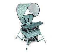 Baby Delight Go with Me Venture - Silla portátil para interiores y exteriores, con parasol, 3 etapas de crecimiento, color verde (Garden Green)