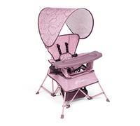 Baby Delight Go with Me Venture - Silla portátil para interiores y exteriores, con parasol, 3 etapas de crecimiento, color rosa (Canyon Rose)