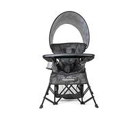 Baby Delight Go with Me Venture - Silla portátil para interiores y exteriores, con parasol, 3 etapas de crecimiento, color camuflaje gris (Carbon Camo)