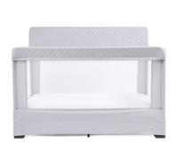 Baby Delight Lunaire Full Size Crib | Breathable Mesh Baby Crib | Tool-Free Assembly Baby Bed | Pebble Grey