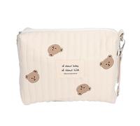Baby Diaper Bolsa de Todo, Bolsa de Almacenamiento de Botella de Cochecito Mamá con Cochecito Inteligente para Bebés, #211, broderie d'ours, bordado del oso
