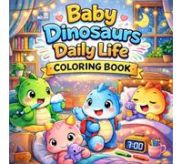 Baby Dinosaurs Daily Life: Bold & Easy Cute Baby Dinosaur Coloring Pages Featuring Daily Routines, School Fun, Playtime & Cozy Adventures for Kids