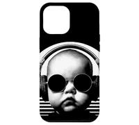 Baby DJ, diseño, Moderno, diversión, Mezcla y Festival, Blanco, Retro Carcasa para iPhone 12 Pro MAX