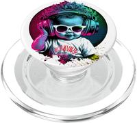Baby DJ, diseño, música Divertida, Mezcla y Radio, Festival Rock PopSockets PopGrip para MagSafe