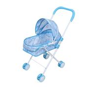 Baby Doll Stroller - Pretend Play Foldable Pushchair with Canopy | Lightweight Toy Carriage for Kids Boys Girls - Role Play Doll for Home, Travel, Outdoor, School, Birthday Party Activities