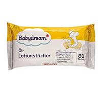 Baby Dream aceite de loción paños 80 unidades suave & pflegende Lavado para un zartes sensación de piel, con extracto de Romero & alta calidad pfla nzenölen
