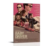 Baby DriverArt - Pintura decorativa impermeable y resistente a las manchas, sala de estar, estudio, cafetería, pintura de pared, instalación gratuita, fácil de limpiar, opción de regalo preferida