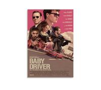 Baby DriverArt - Pintura decorativa impermeable y resistente a las manchas, sala de estar, estudio, cafetería, pintura de pared, instalación gratuita, fácil de limpiar, opción de regalo preferida, sin
