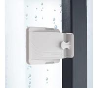 BABY DROM Paquete de 4 cerraduras para puertas correderas de cristal para niños, cerraduras de seguridad para ventanas correderas para puertas de armario de patio a prueba de seguridad para bebés,