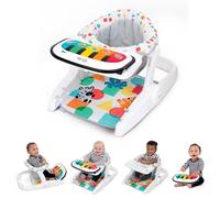 Baby Einstein Asiento de suelo 4 en 1 Kickin' Tunes para aprender a sentarse, con música y lenguaje, 2 posiciones y piano de patadas desmontable, a partir de 4 meses