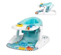 Baby Einstein, Asiento para el piso 2 en 1 Sea of Support, con bandeja desmontable y juguetes