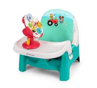 Baby Einstein Farm Explorers Asiento Elevador Compacto 2 en 1 con Bandeja y Volante Musical para Bebés de 6 a 36 Meses