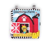 Baby Einstein Farm Explorers Counting at The Farm - Libro de Actividades Suave, multisensorial, para el Tiempo Boca Abajo, a Partir de 0 Meses