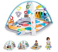 Baby Einstein, Gimansio de Actividades Musical para bebés 4en1 Kickin' Tunes con Piano, 70+ sonidos, 25+ min de música y luces, arco de juego, 7 juguetes extraíbles, 4 idiomas, desde recién nacido