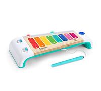 Baby Einstein, Hape Magic Touch Xylophone Wooden Musical Toy Instruments for Toddlers, Cause and Effect, 2 Play Modes, 30+ Melodies, Lights and Volume Control, Age 12 Months +