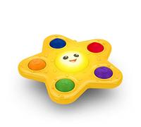 Baby Einstein-Burbujas la Estrella de mar giratoria Ayuda al bebé a Aprender los Colores, Pop & Glow Starfish, pequeño (Kids2, Inc. 16708-6-A1-LN-P-MEWS-YW2)