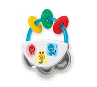 Baby Einstein Juguete sonajero musical Tiny Tambourine, sin Bisfenol A, para llevar a donde quieras, a partir de 3 meses