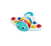Baby Einstein Juguete sensorial Ocean Explorers Pop & Explore Mantarraya musical, silicona, 6+ meses