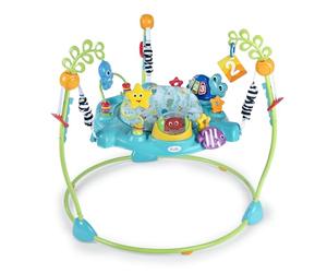 Baby Einstein, Saltador de actividades educativo y juguete de suelo 2 en 1 Curiosity Cove, de la colección Ocean Explorers, 6-12 meses