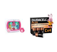 Baby Einstein Sea Dreams Soother - Máquina de Ruido Blanco para Bebé con Luces, Música y Sonidos Marinos, Acuario Bebé Juguete de Cuna con Control Remoto, Recién Nacidos y Más + Duracell C x 4