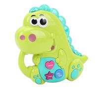 Baby Electronic Music Toy Dinosaur Dinosaur con Luces Coloridas, Toy de Aprendizaje Musical de Educación Temprana Interactiva para Niños (Green)