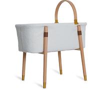 Baby Elegance Moisés Vola Cuna Suave con colchón Transpirable y Barra de Juguetes | Cuna de Madera Resistente para recién Nacido para una Comodidad Estable | Moisés de Noche Ideal para bebés