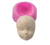 Baby Face Polymer Clay Resin Molds Girl Head Human Face Fondant Cake Decorating Herramienta Molde de silicona Estilo 1
